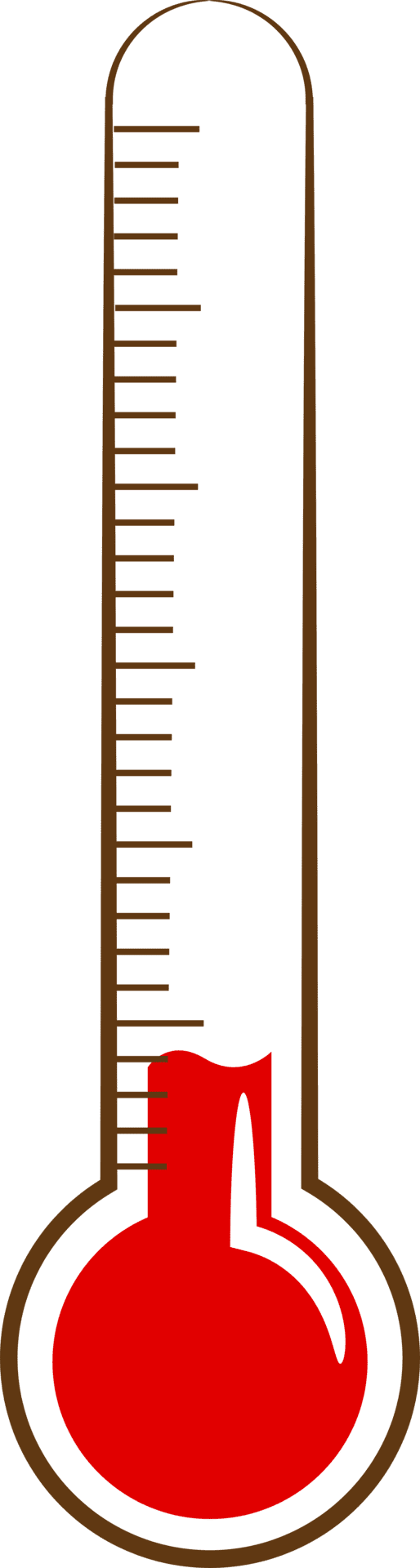 Thermometer graphic clipart design vector