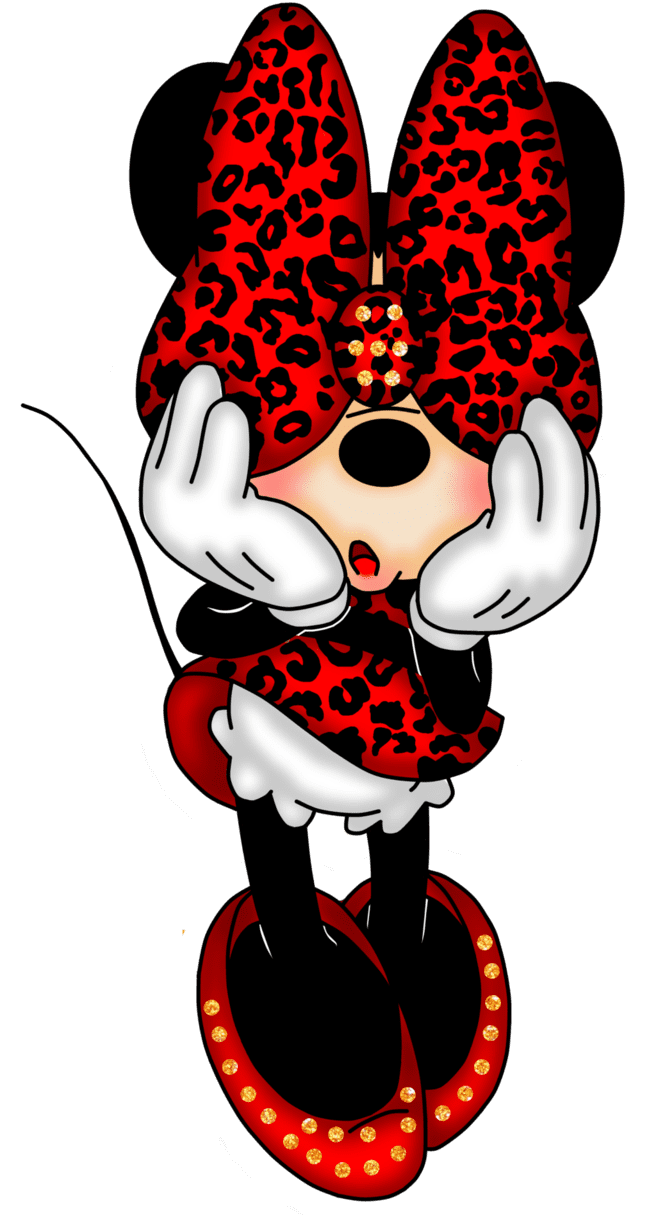 Minnie mouse pin page clipart vector