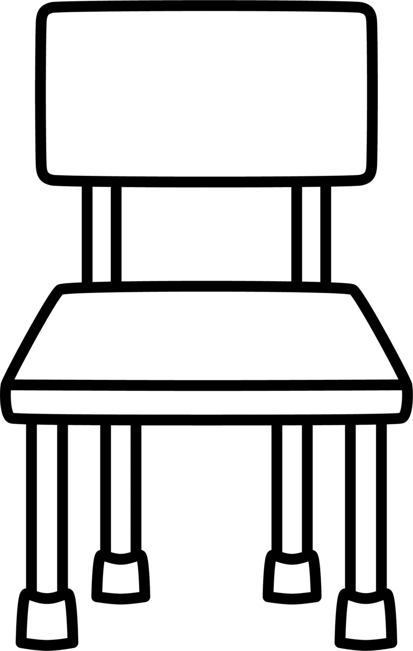 Chair pin page clipart free