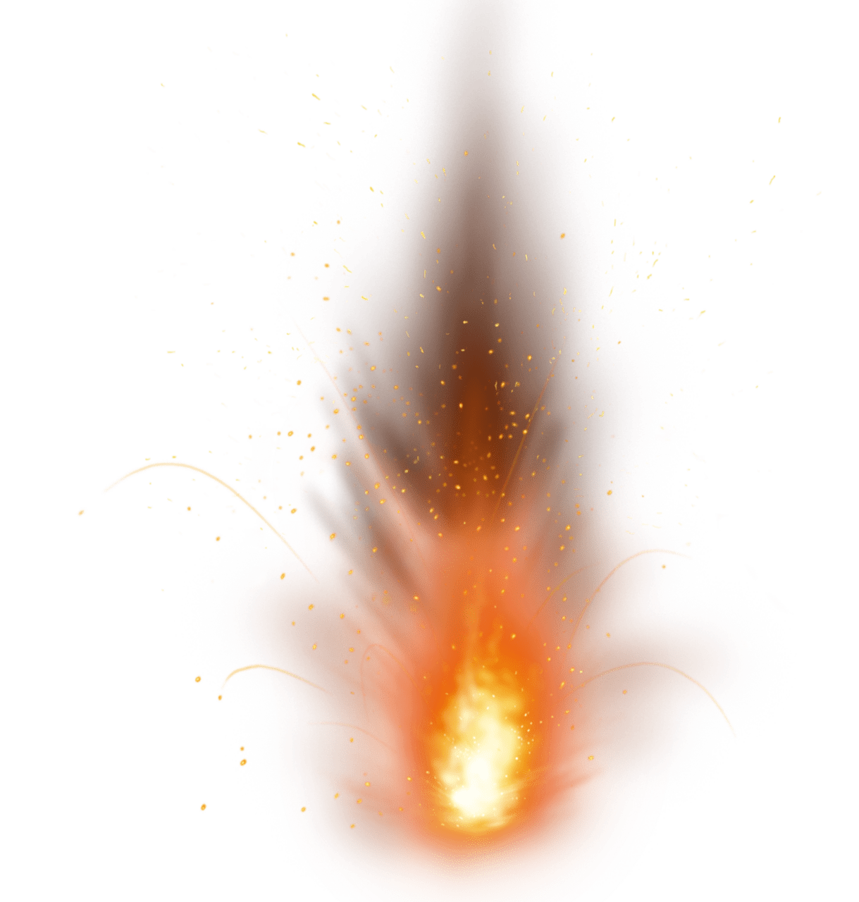 Sparkle fire flame ground explosion clipart logo