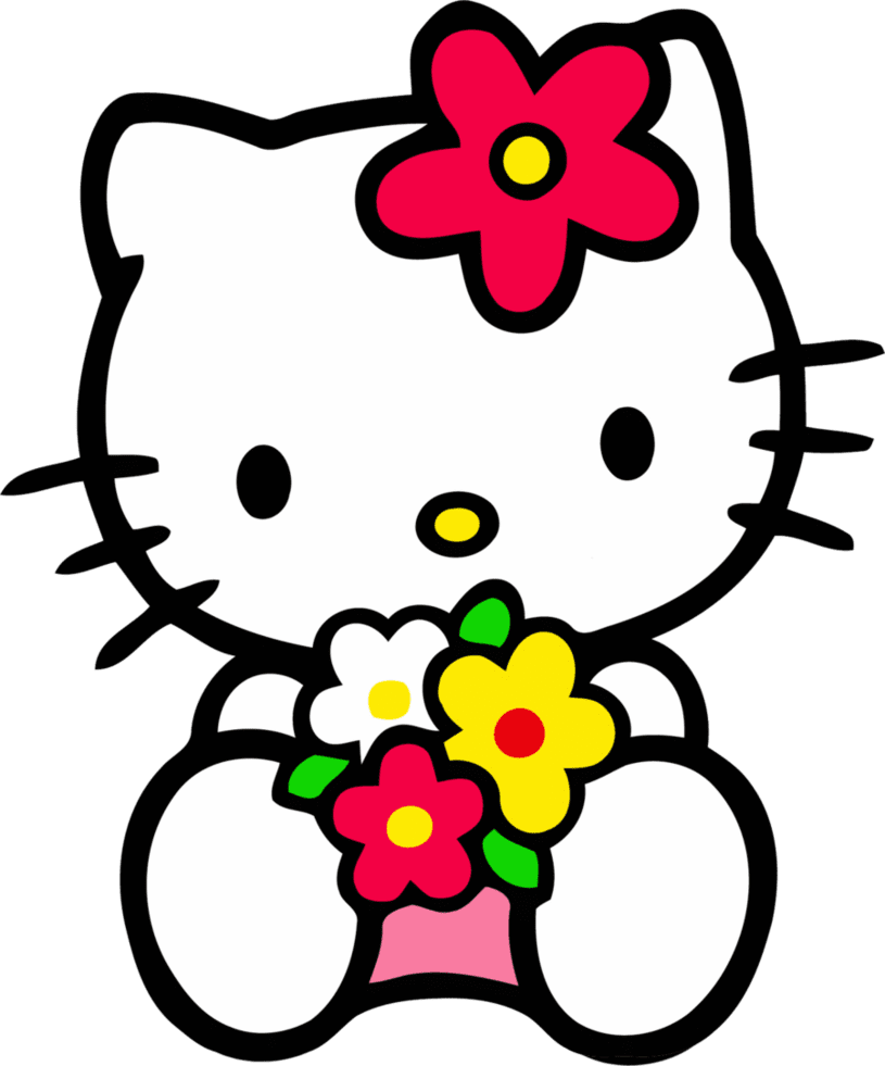 Hello kitty pro art clipart background