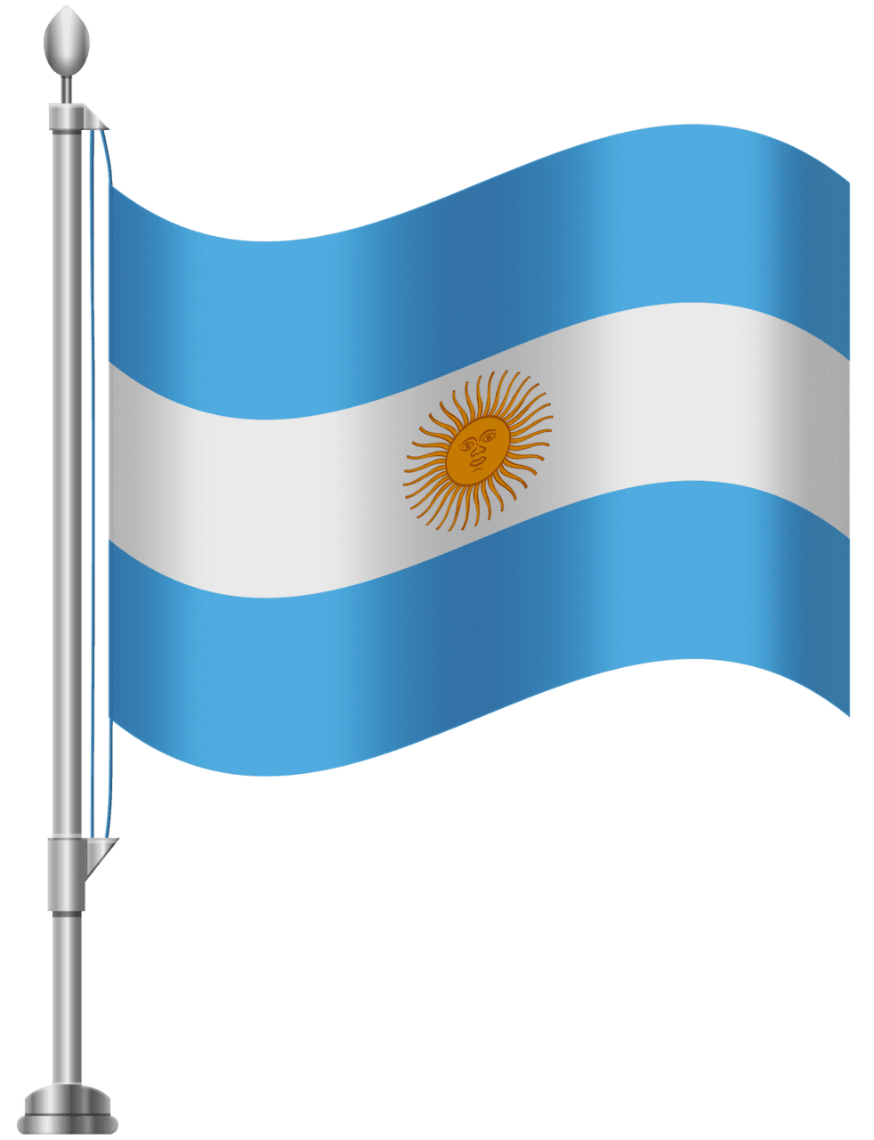 Argentina flag clipart logo