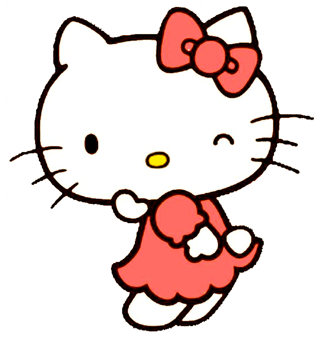 Hello kitty page clipart logo