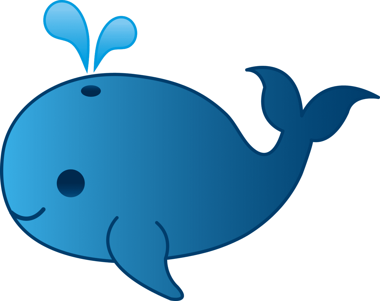 Whale pin page clipart image