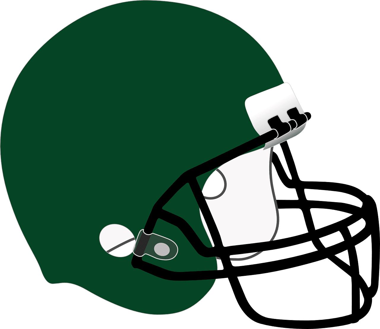 Football helmet basketball vector graphic clipart