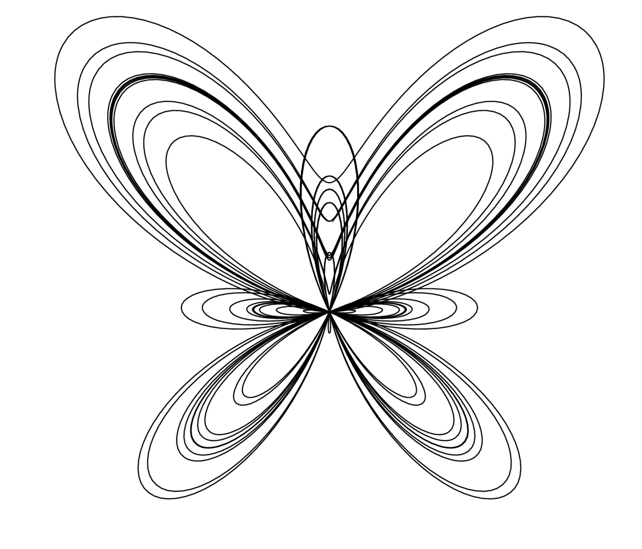 Butterfly black and white clipart best image