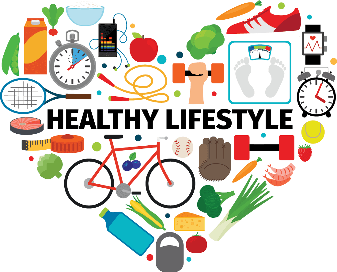 Lifestyle health education clipart transparent