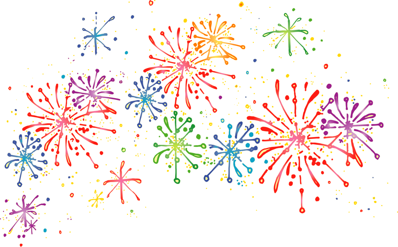 Fireworks clipart celebration image