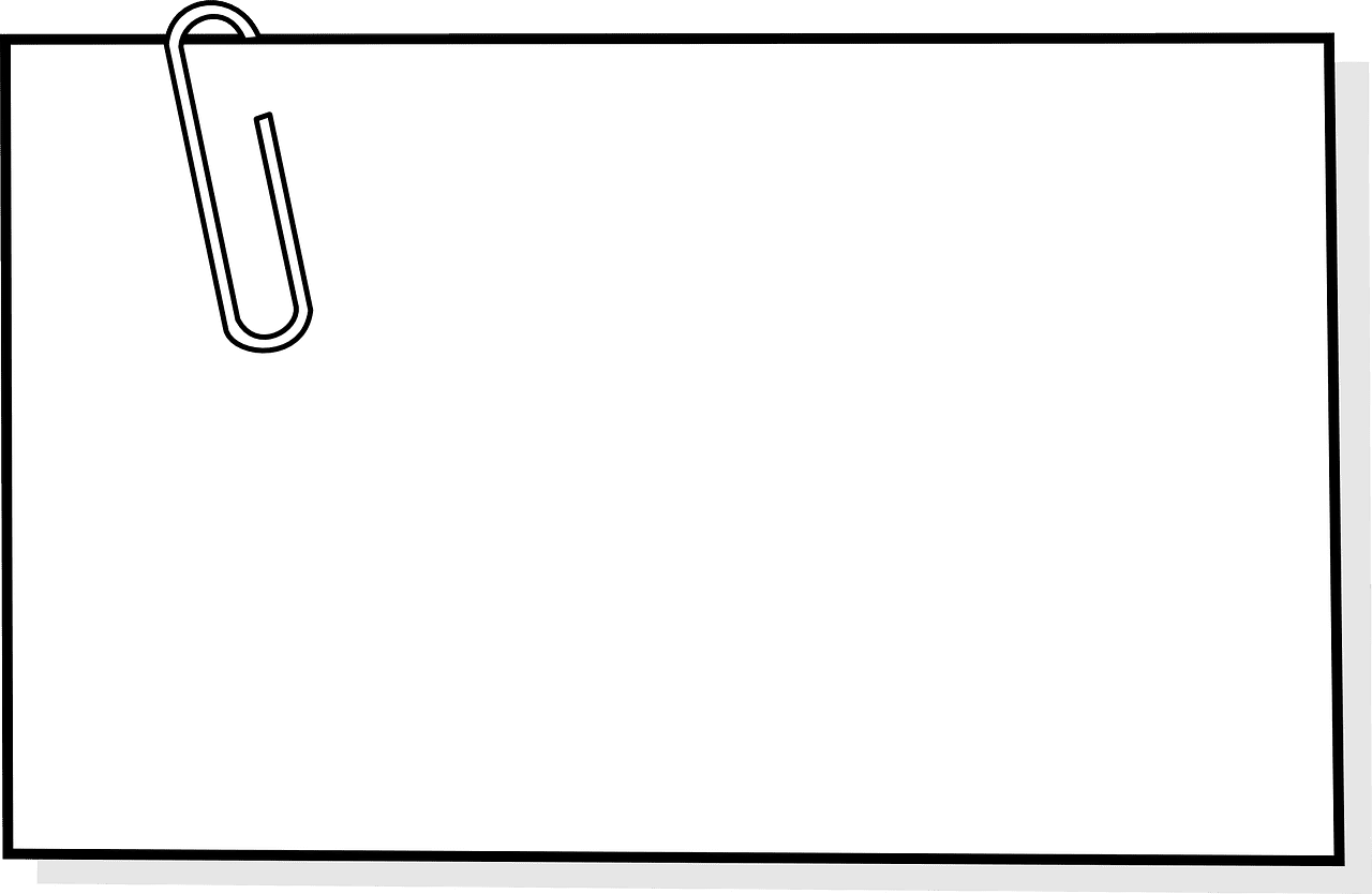 Paperclip paper clip note reminder image from clipart