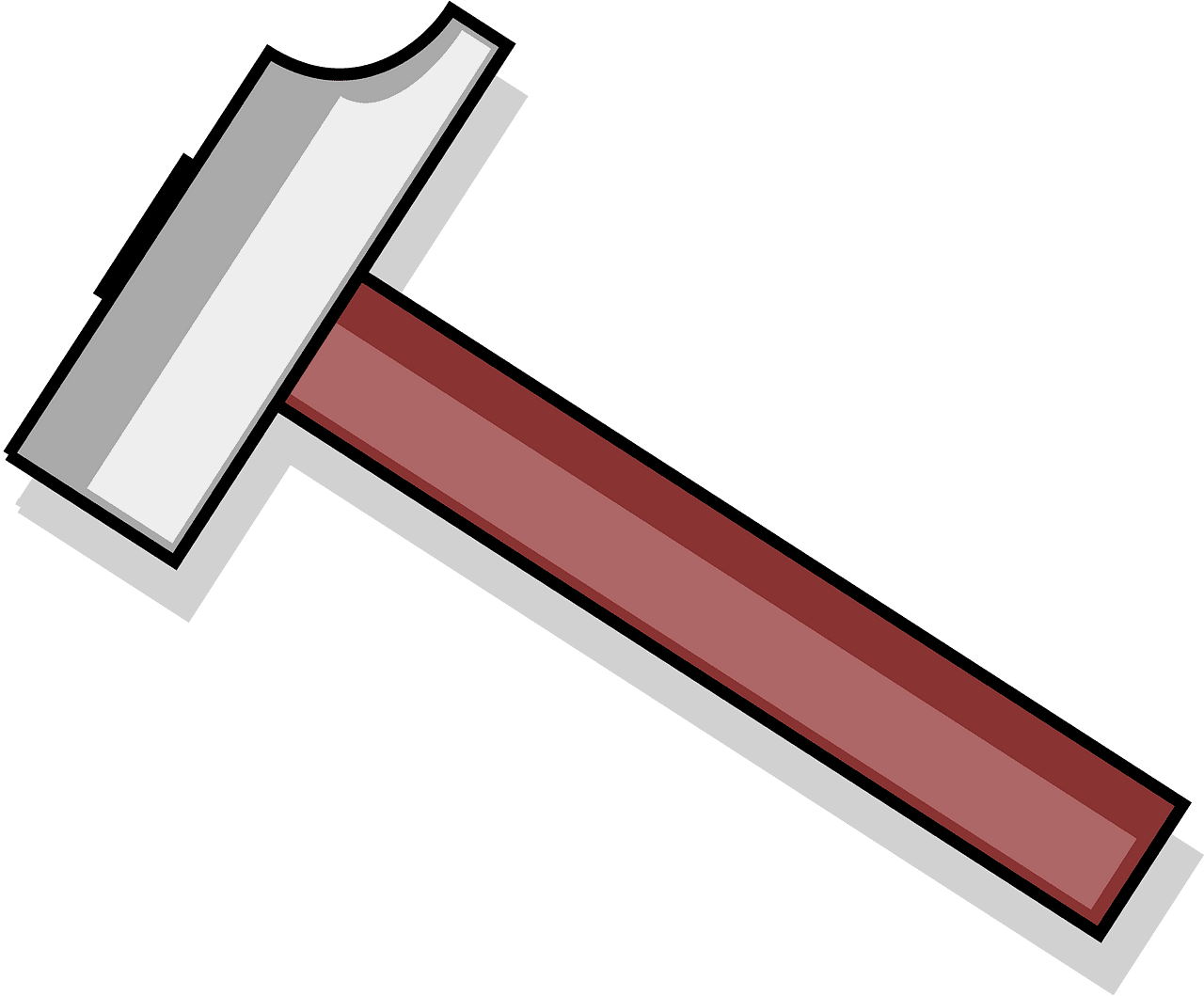 Hammer vector clipart images 2