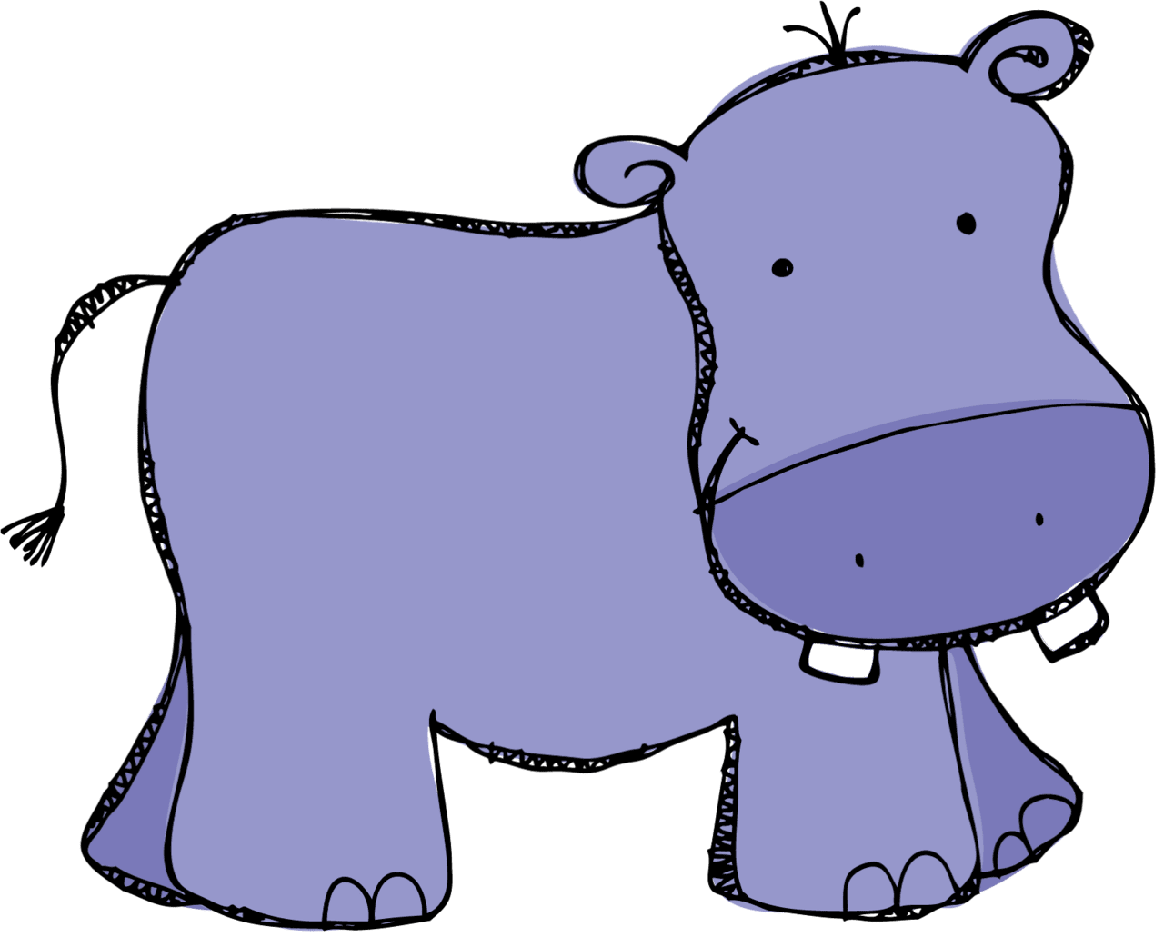 Hippo phenomenal five for friday clipart picture