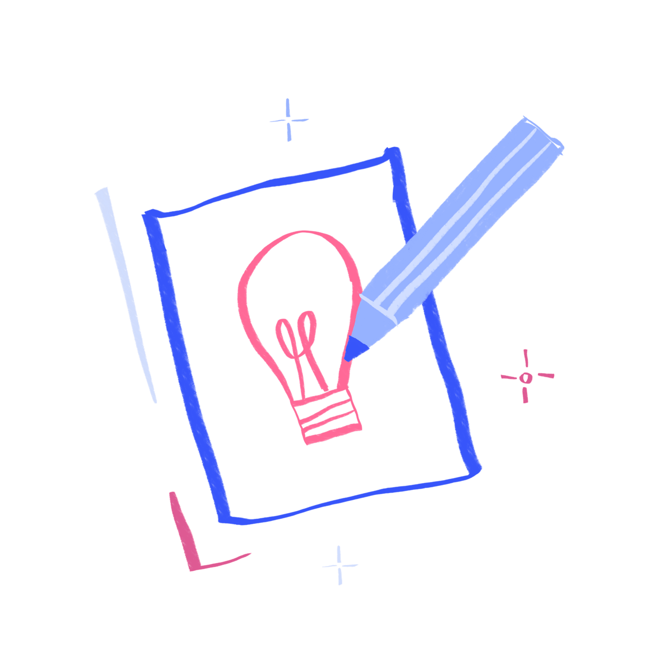 Idea with light bulb clipart image