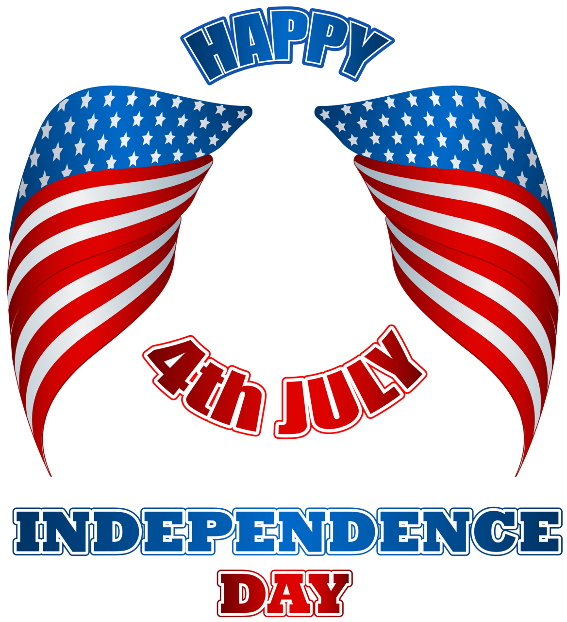 Th july american wings clipart image high quality images and