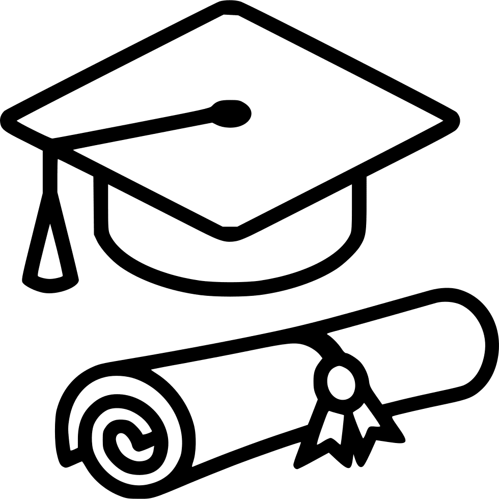 Graduation hat cap diploma clipart free