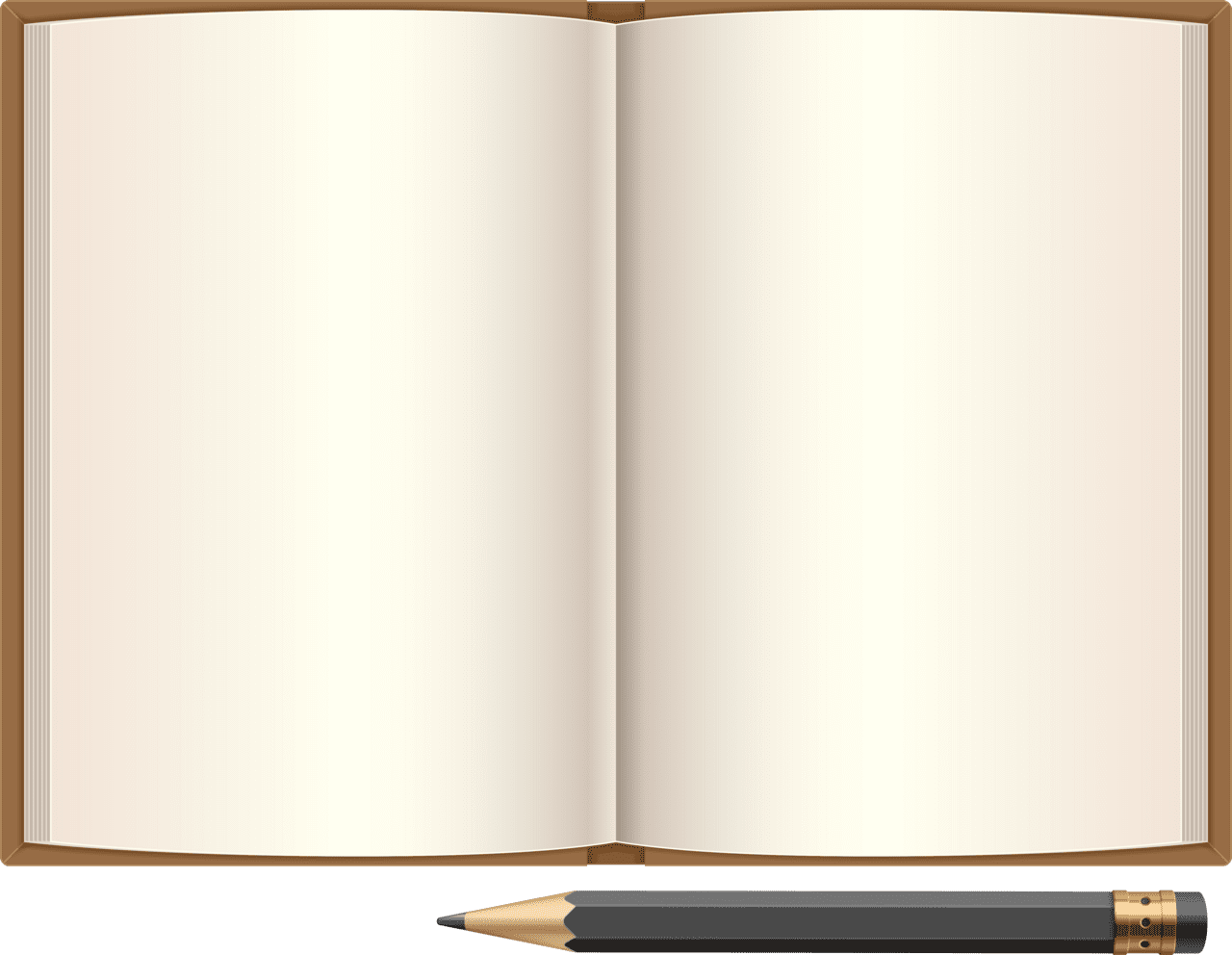 Open book page clipart clip art