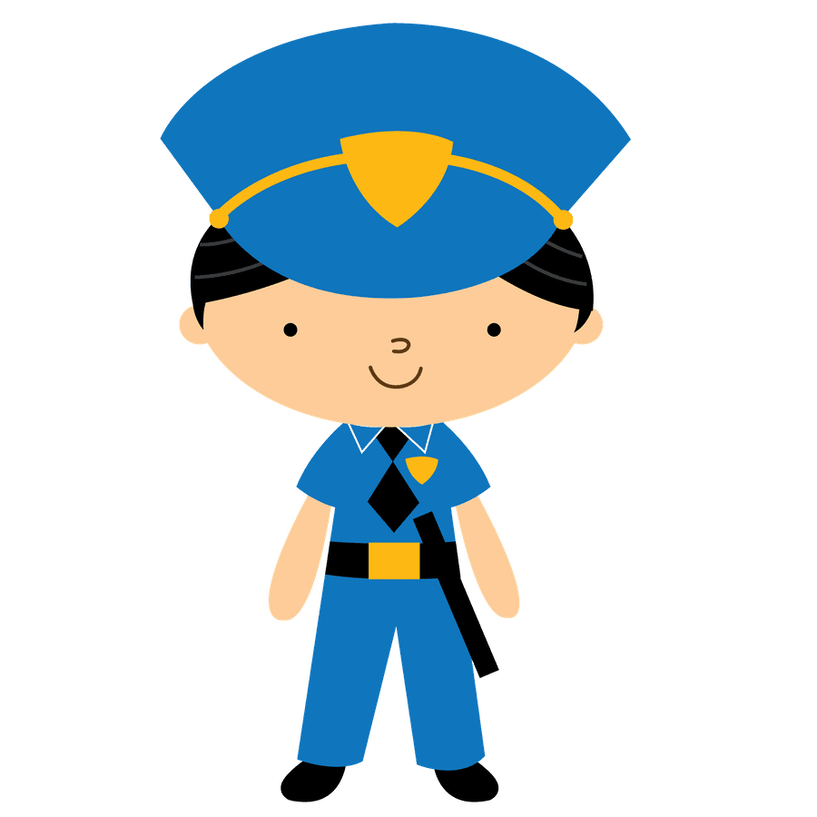 Police pin page clipart vector