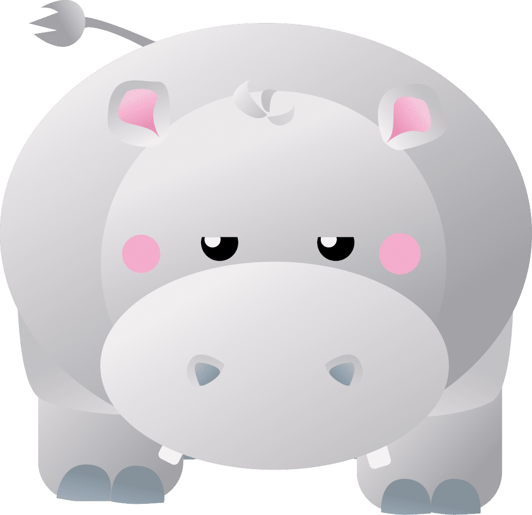 Hippo hipopotamo animado clipart clip art