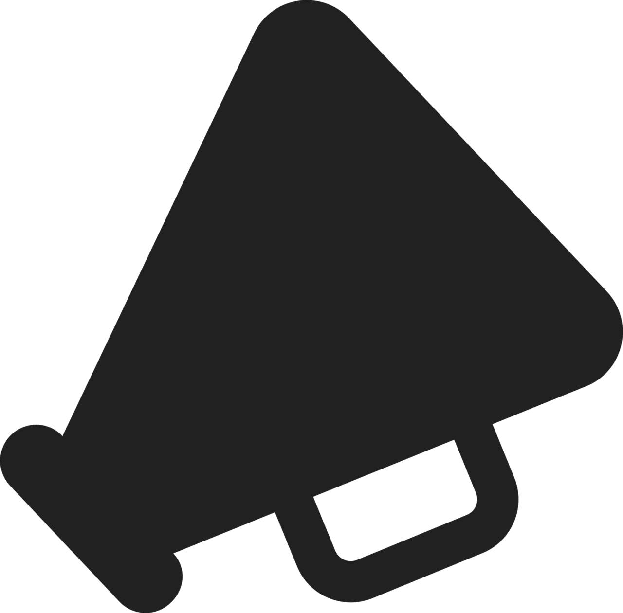 Megaphone emoji for clipart vector 2