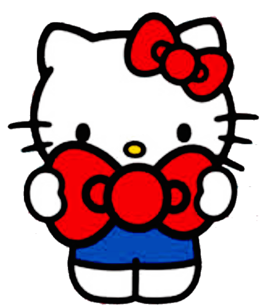 Hello kitty pin page clipart picture