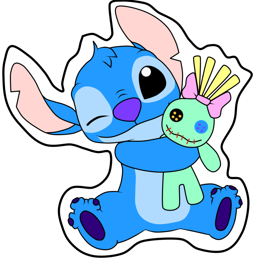 Stitch pic clipart for arts logo