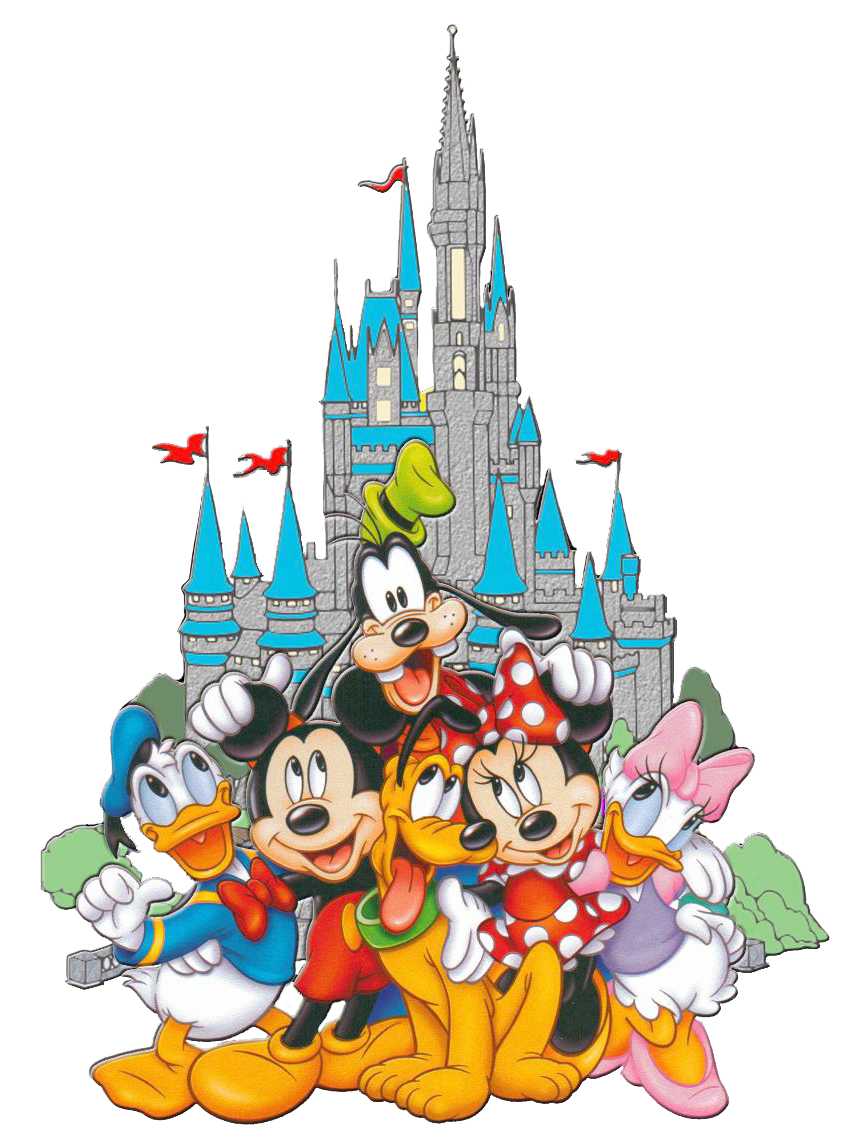 Castle pin page clipart picture 2