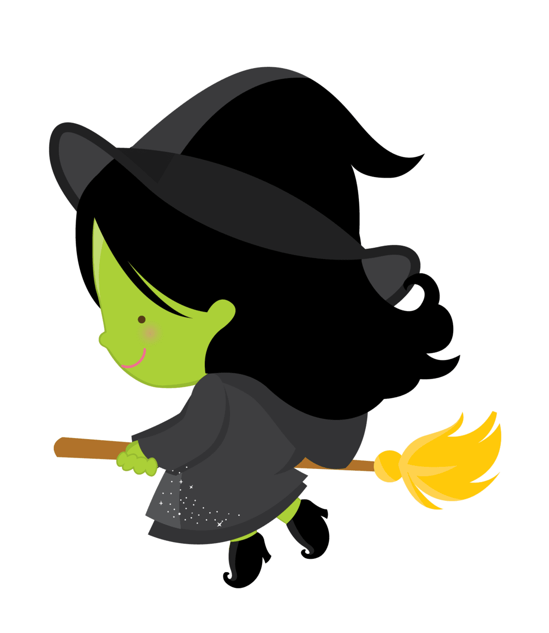 Witch pin page clipart logo 3