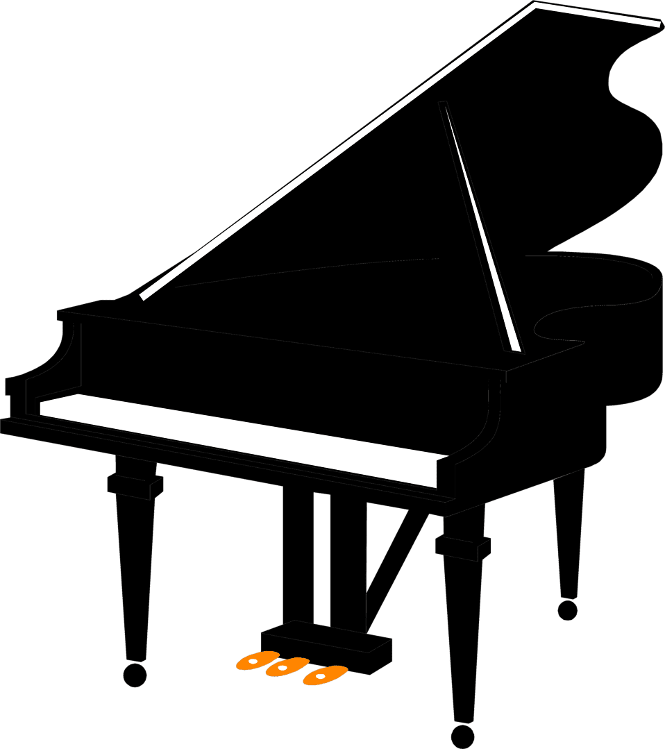 Piano photo of grand clipart