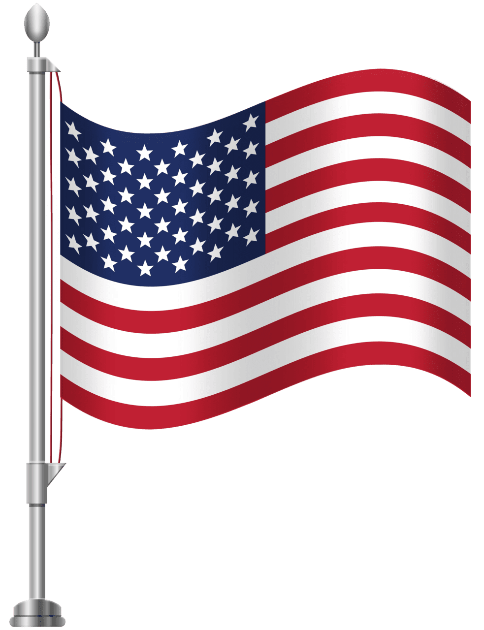 United states of america flag clipart best transparent