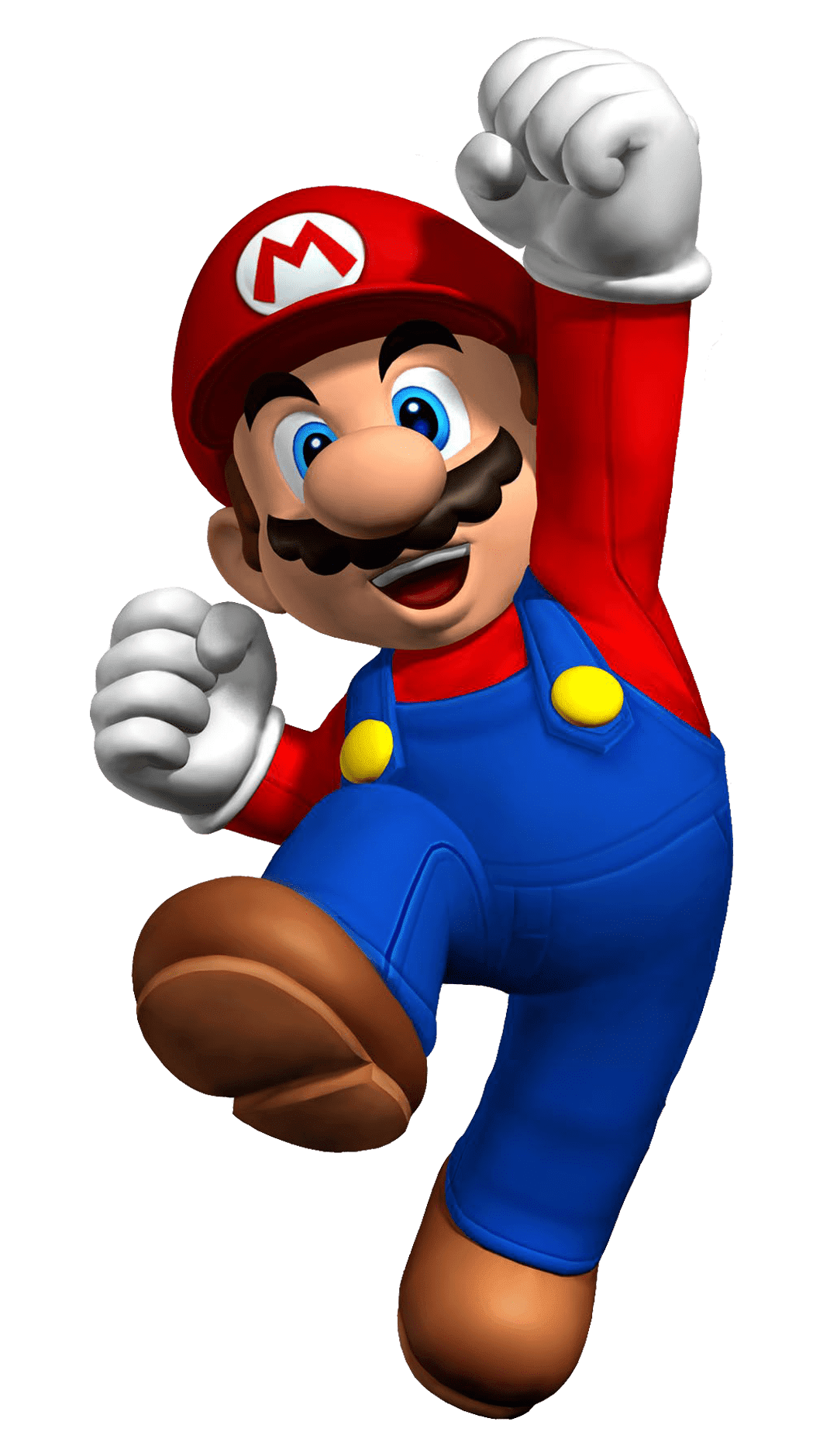 Mario jumping stic clipart free