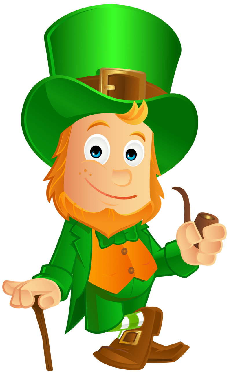 St patricks day patrick leprechaun clipart image