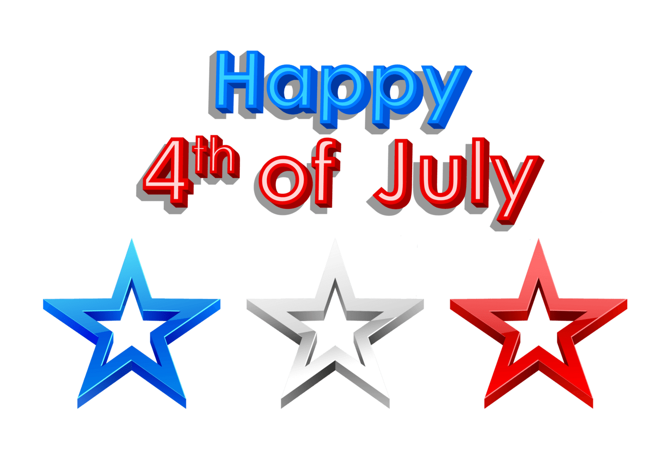 Happy th of july clipart free