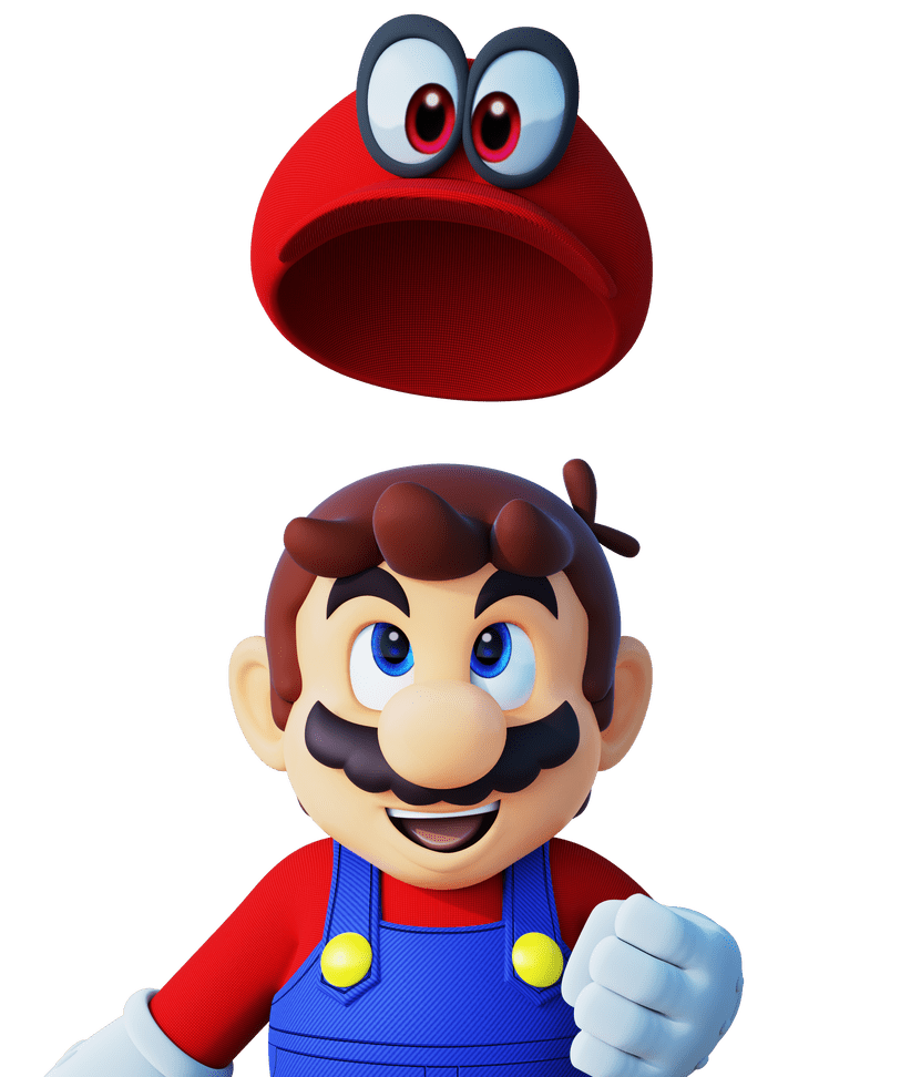 Mario odyssey render by thiscgidude deviantart clipart vector