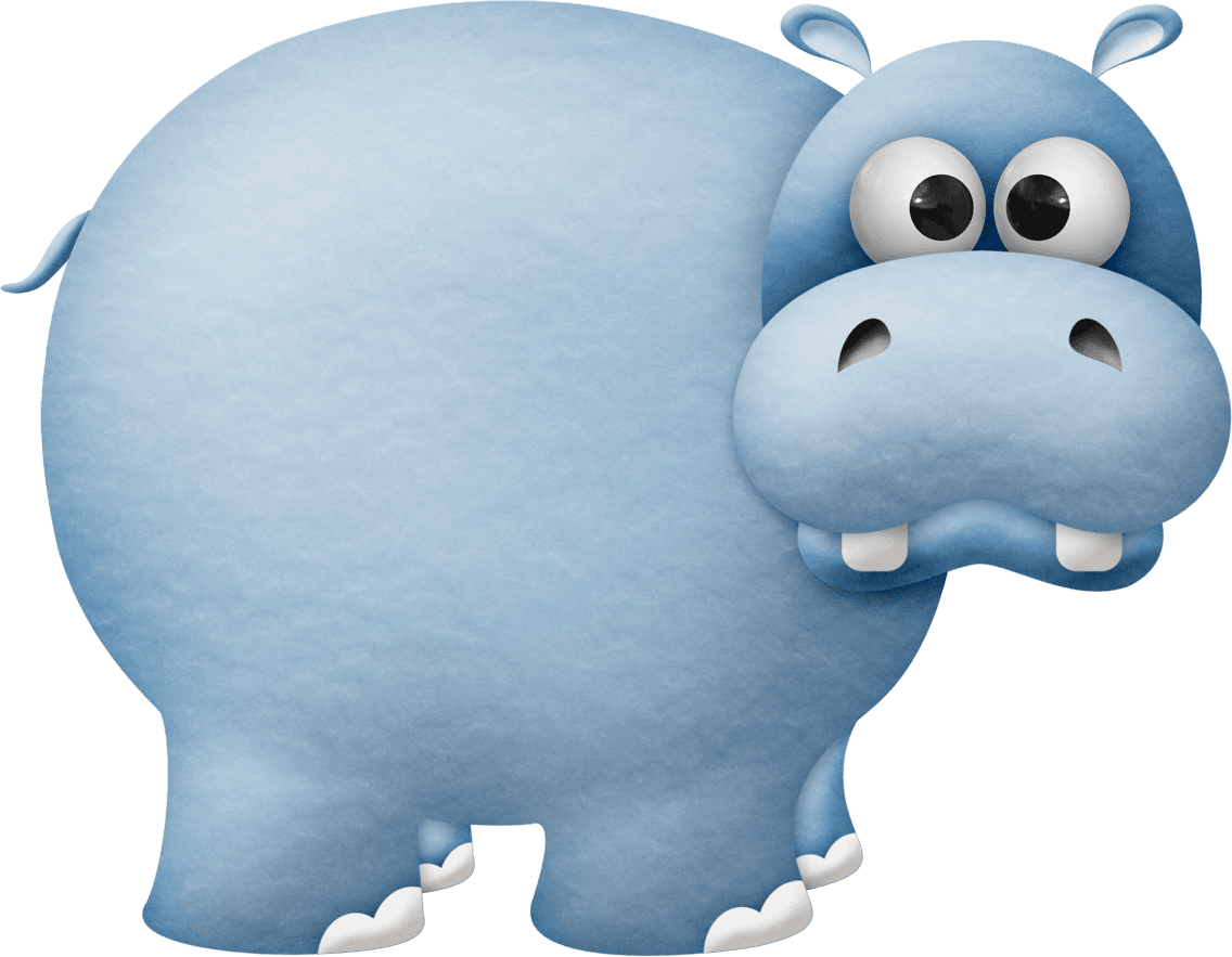 Hippo pin page clipart photo