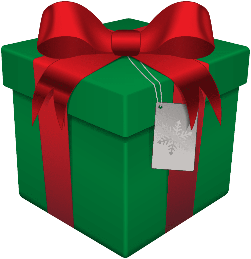 Wrapped present clipart image