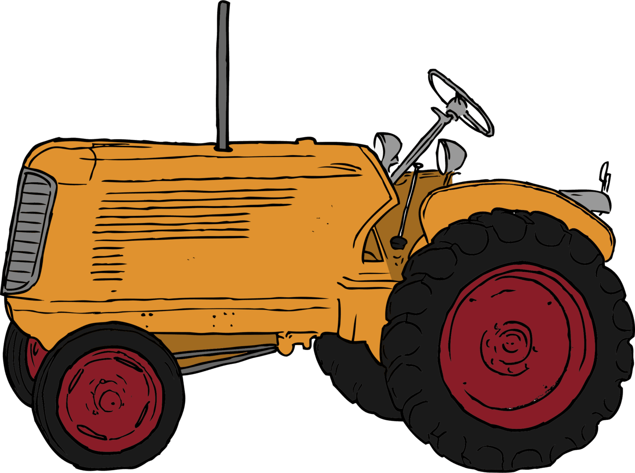 Tractor clipart transparent