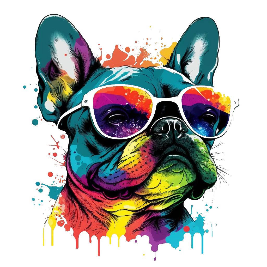 French bulldog clipart image