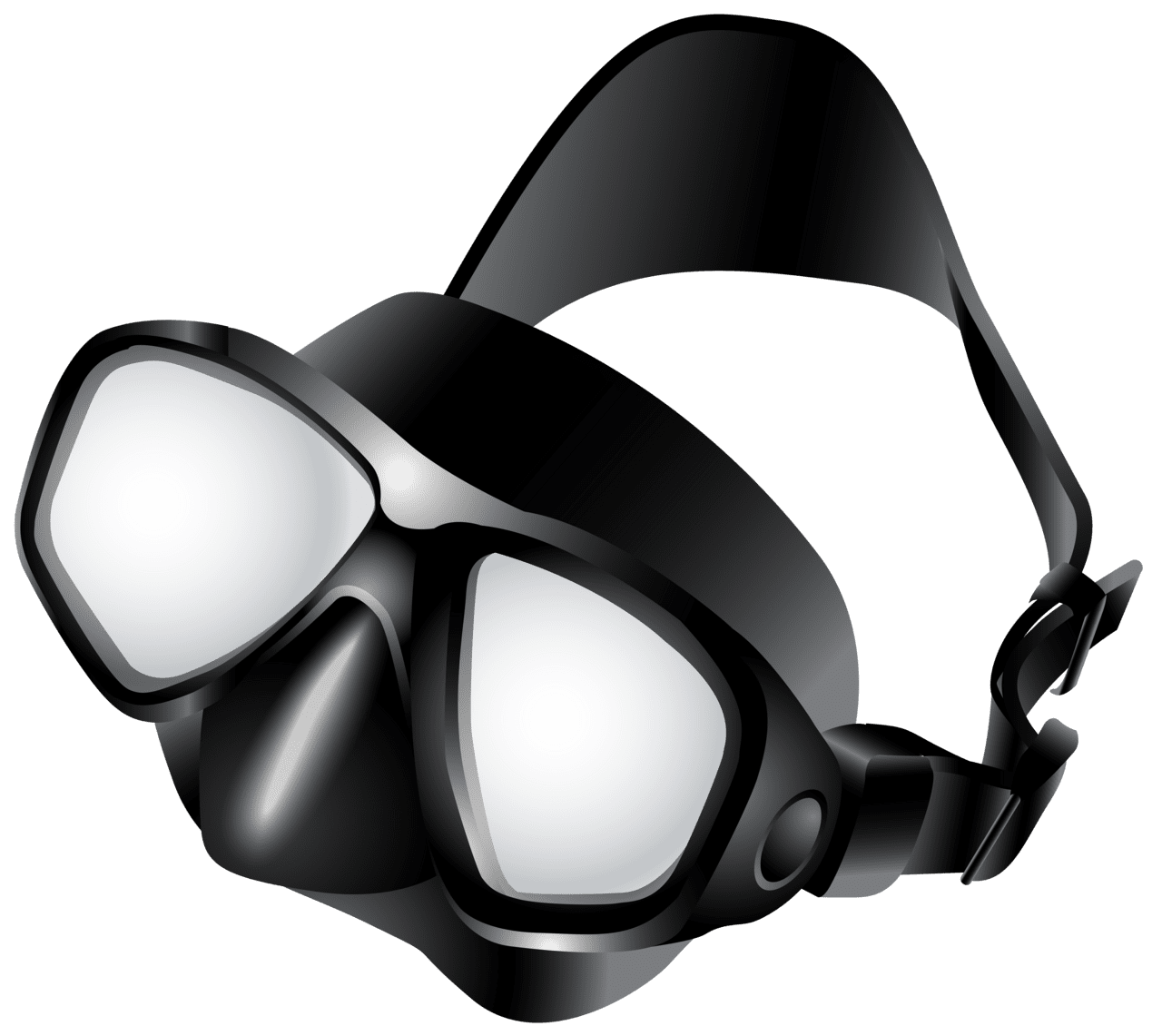 Swimming dive mask clipart best background