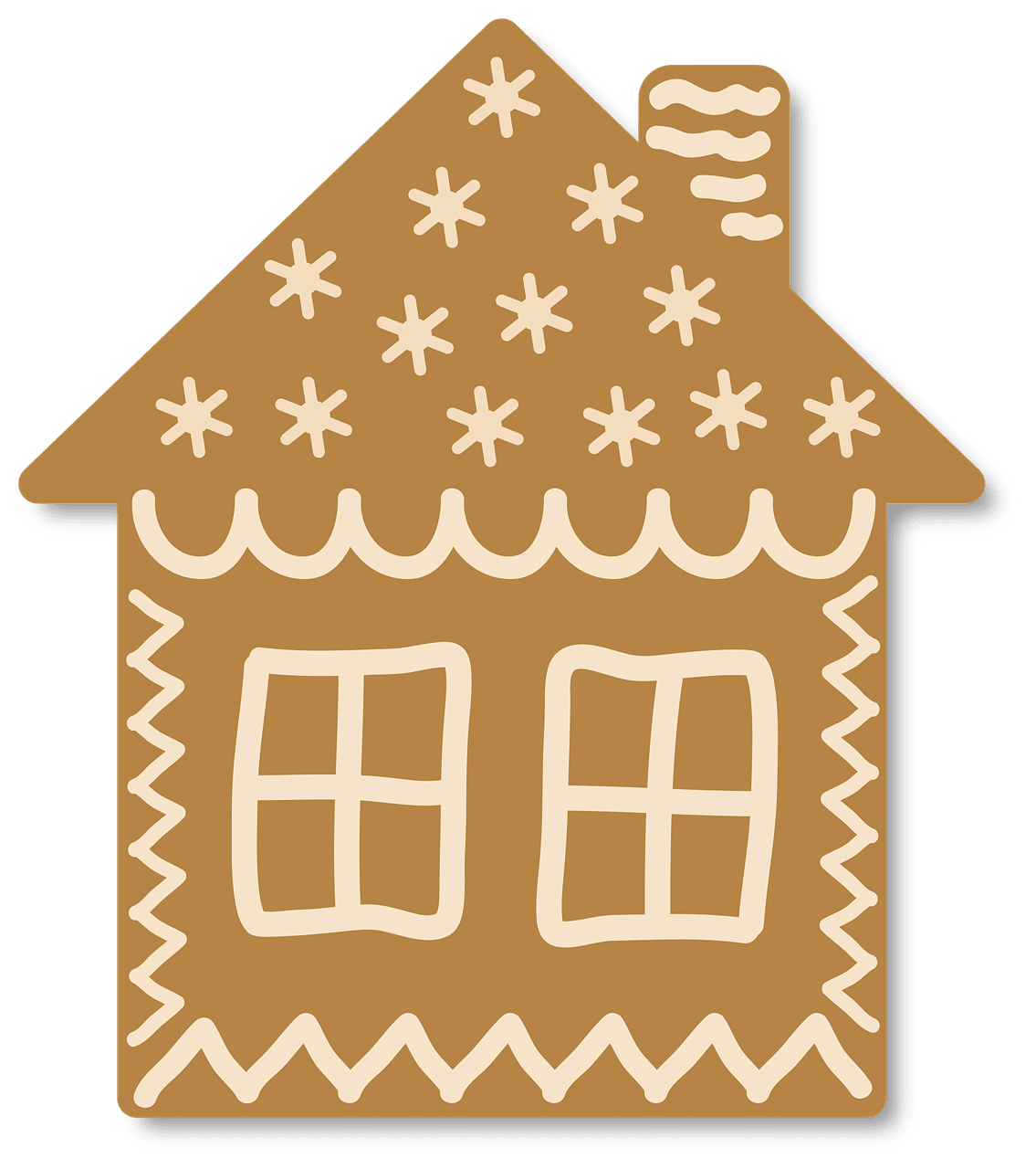 Stress relief activity gingerbread house the biomedical libraries clipart picture