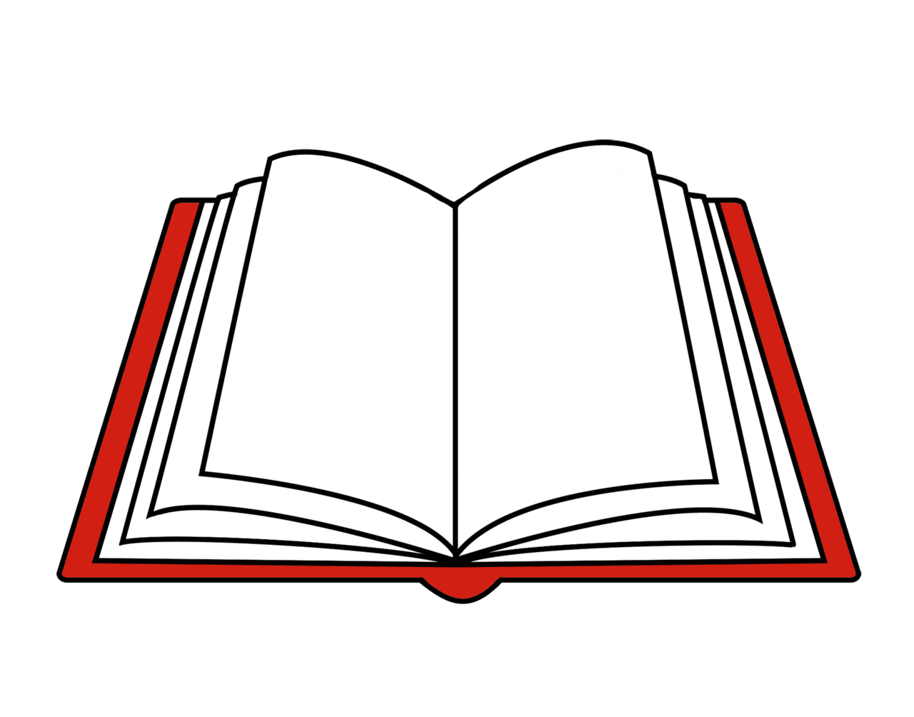 Open book clipart free