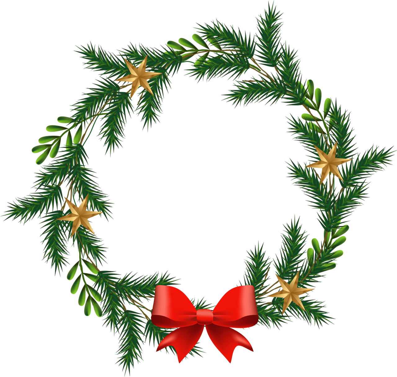 Christmas wreath carol clipart photo