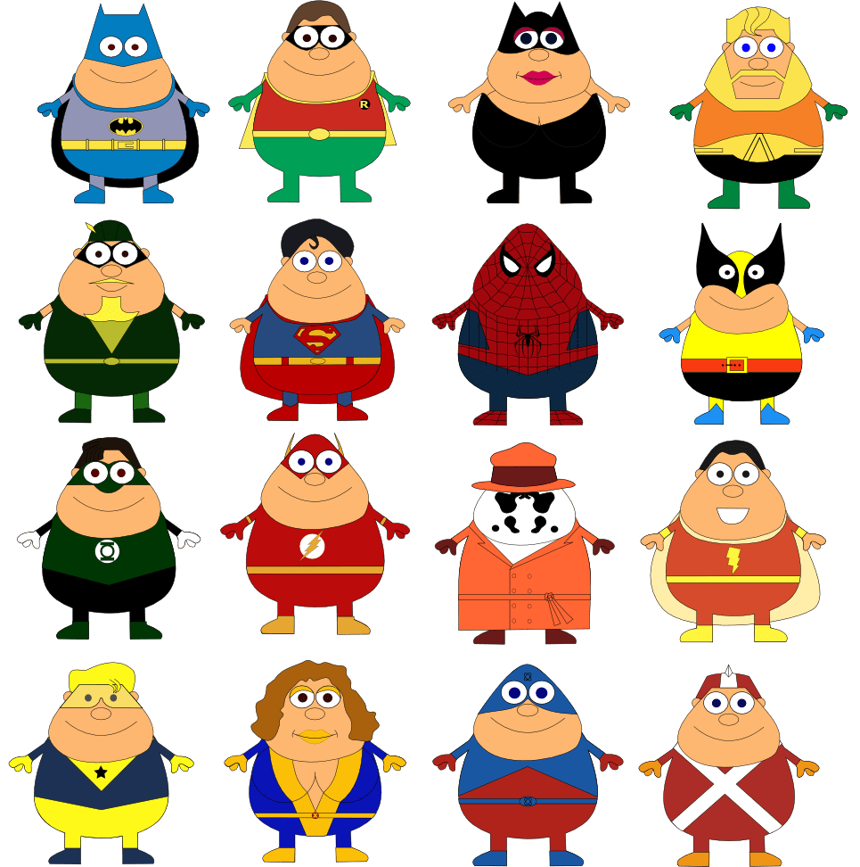 Superhero es pack by neposas deviantart clipart transparent