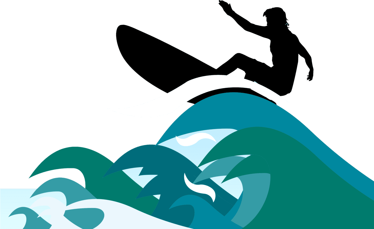 Surfing surfboard clipart surf vector