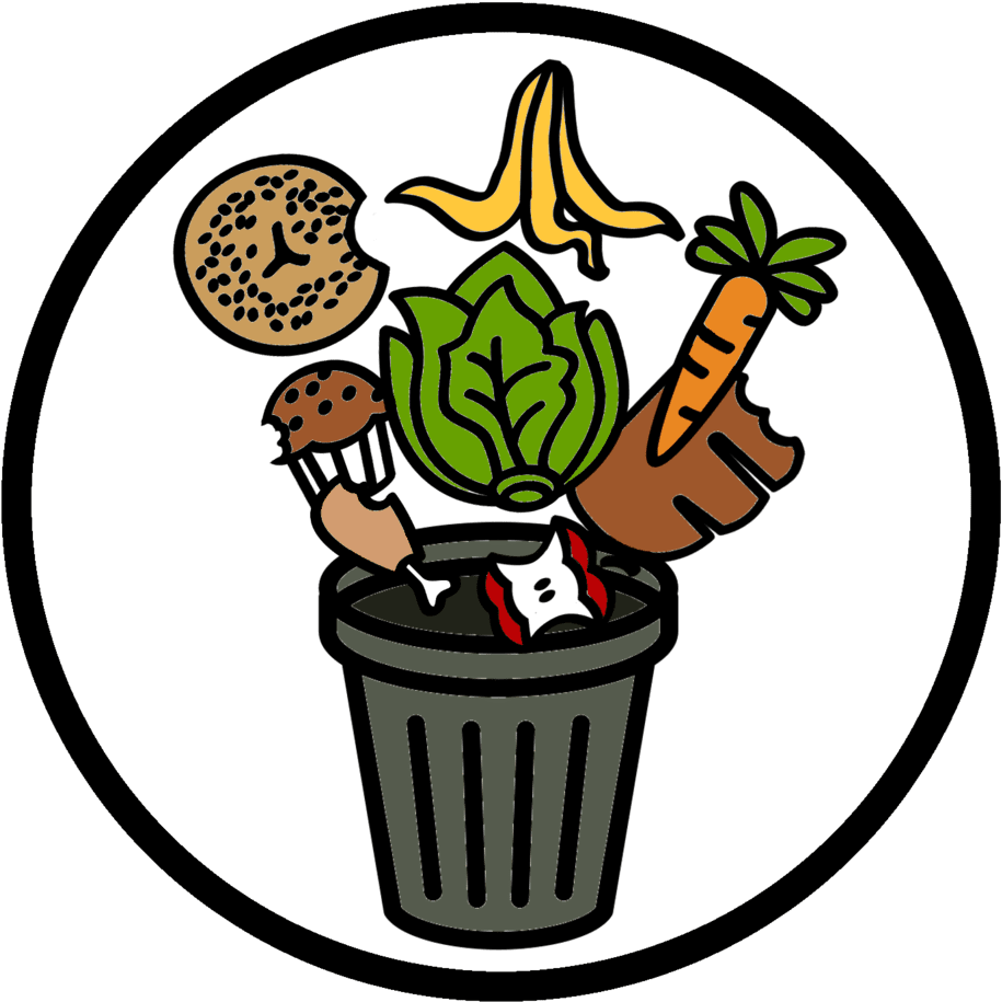 Trash can contact food waste bin toon clip tmax clipart picture