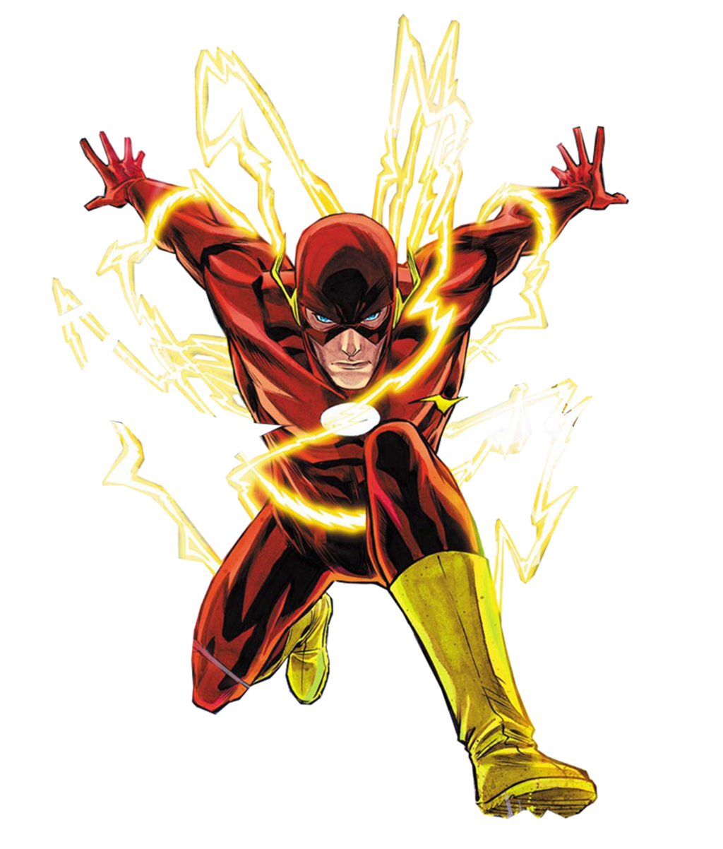 Superhero flash man clipart picture