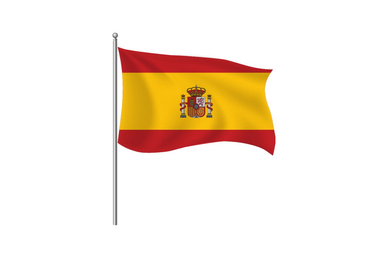 Flag of spain seek clipart transparent