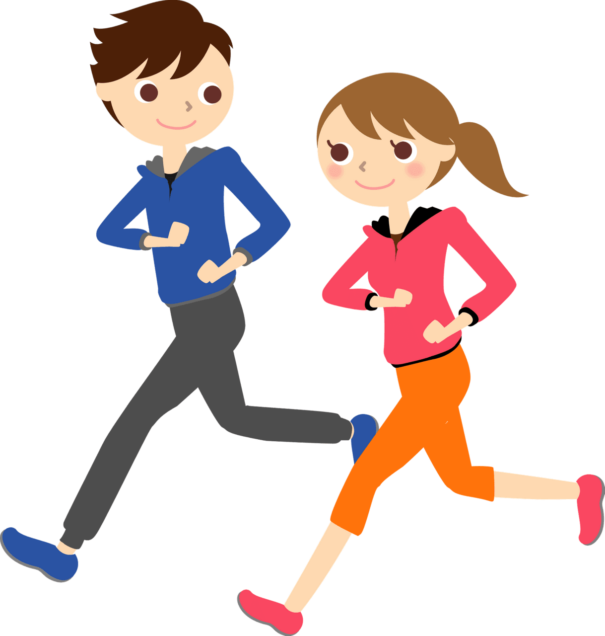 Running jogging clipart images 3