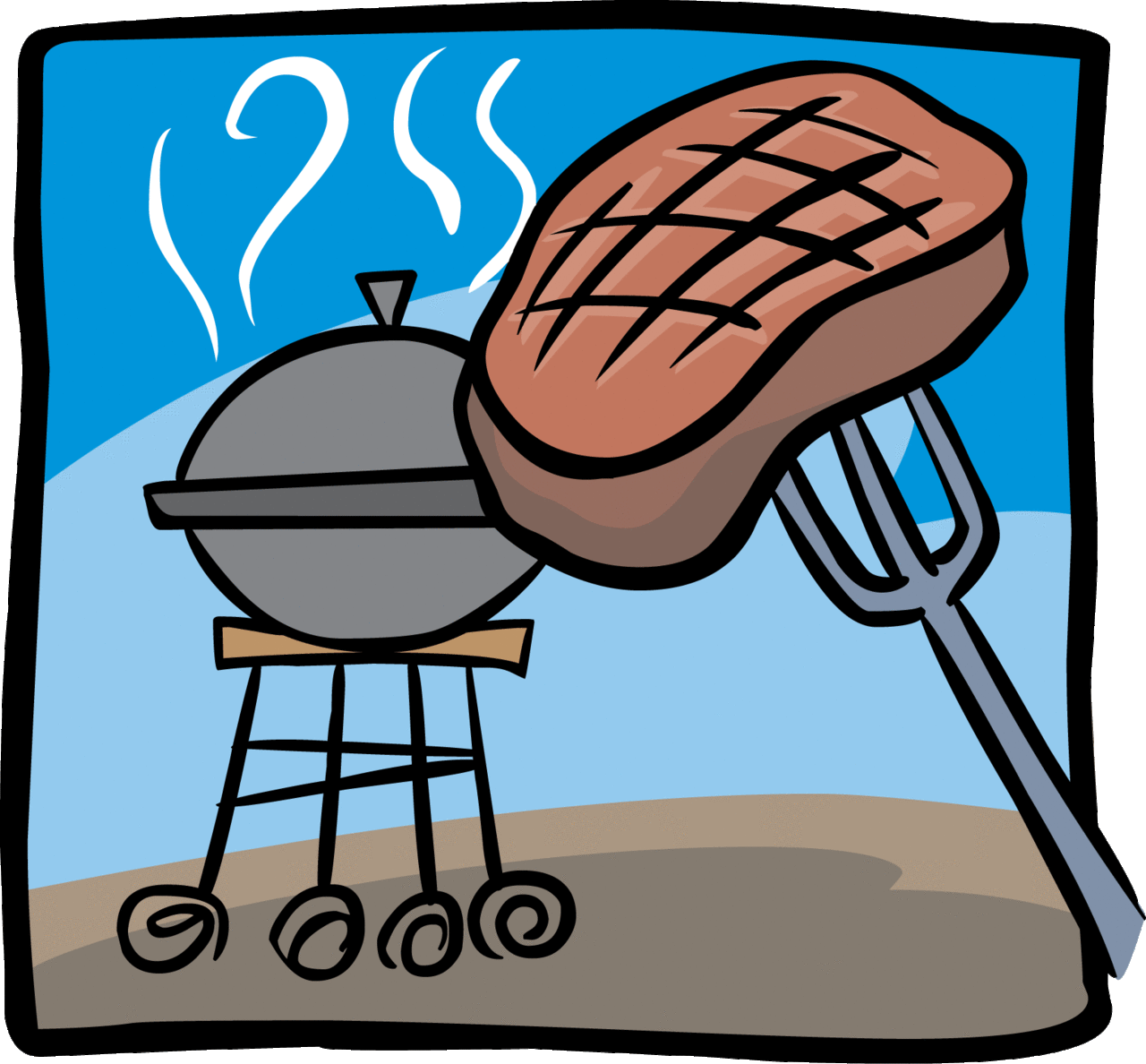 Bbq page clipart photo