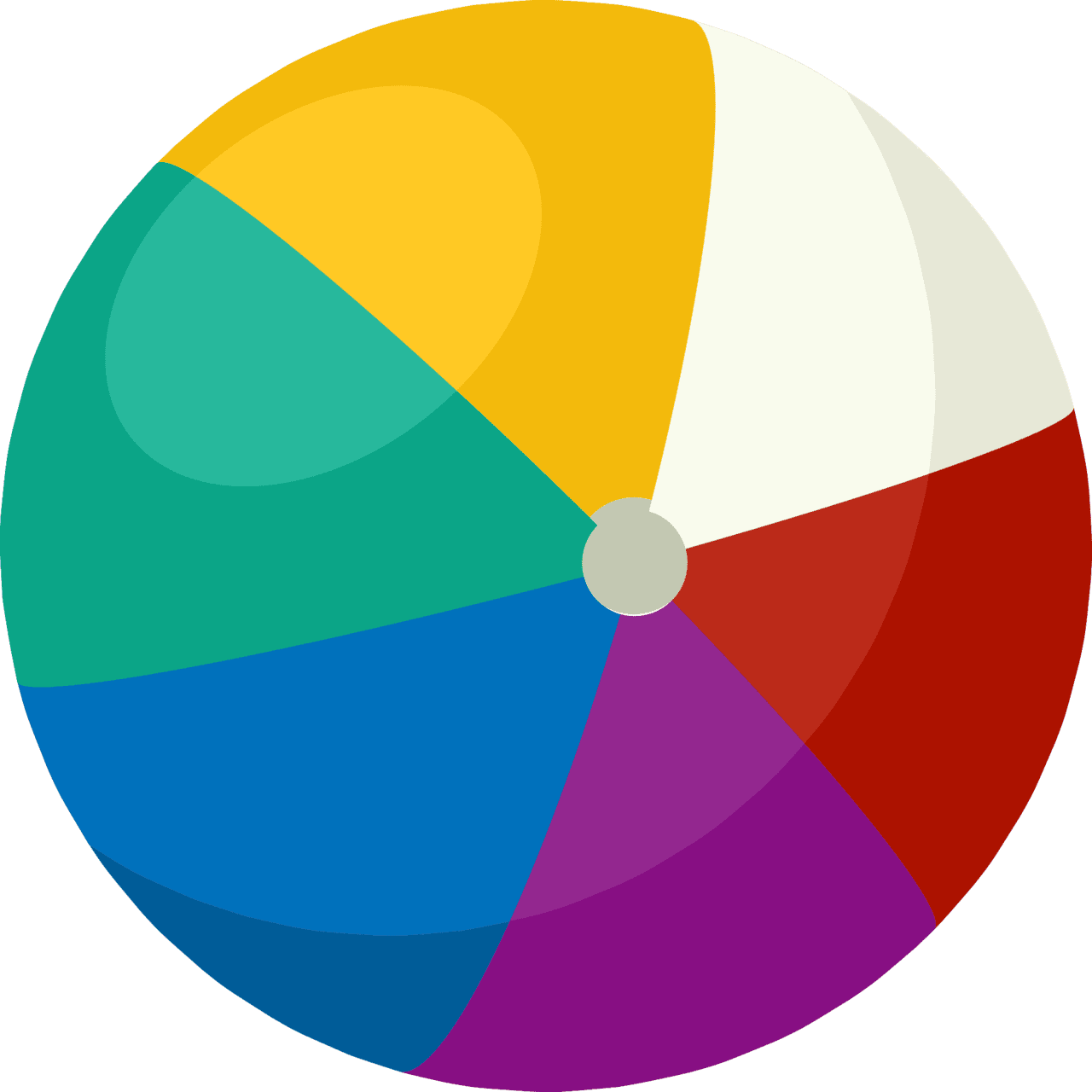 Beach ball vector clipart images 7