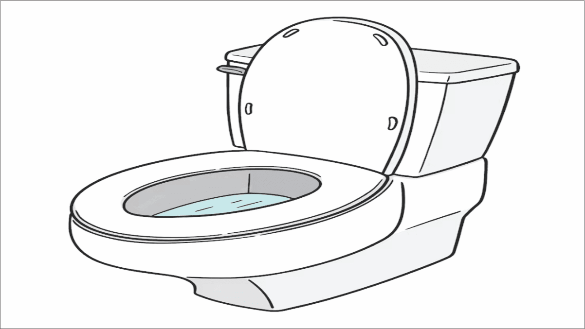 Toilet pooping clipart free