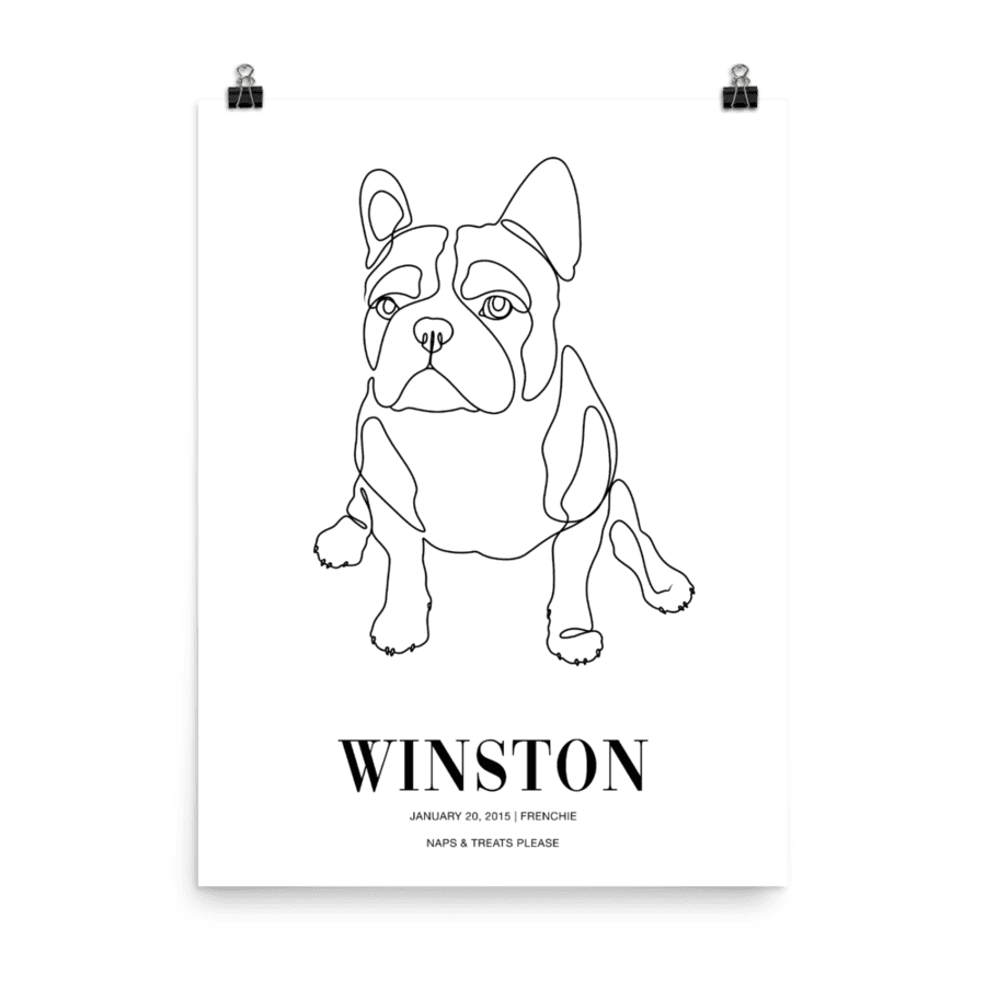 Bulldog custom pet portraits personalized photo ts for every occasion clipart